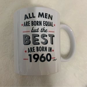 All Men Born Equal But the best are Born in 1960 LiliWair Mug